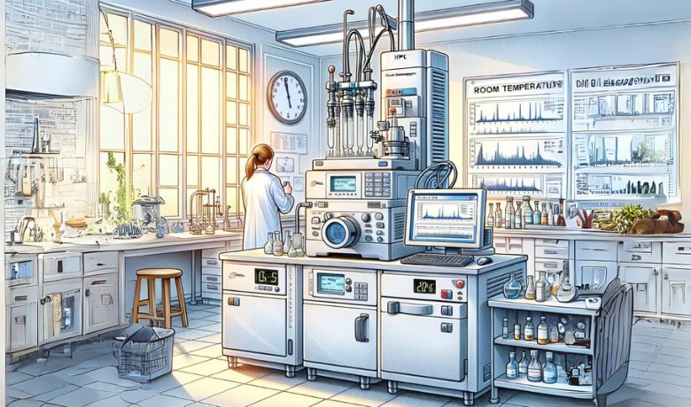 Liquid chromatography at room temperature