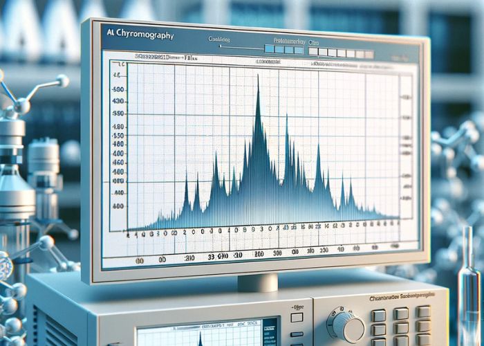 Peak tailing in an HPLC system