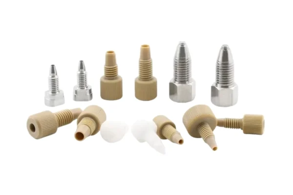 stainless steel and peek HPLC Fitting OEM