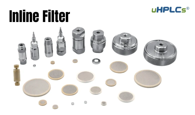 uHPLCs stainless-steel and PEEK HPLC in-line filter housings with replaceable porous filter discs