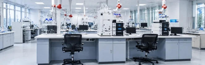 HPLC systems used during method development and scale-up discussion