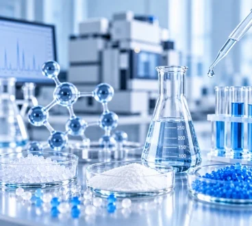 Laboratory setting for chemical and materials HPLC analysis